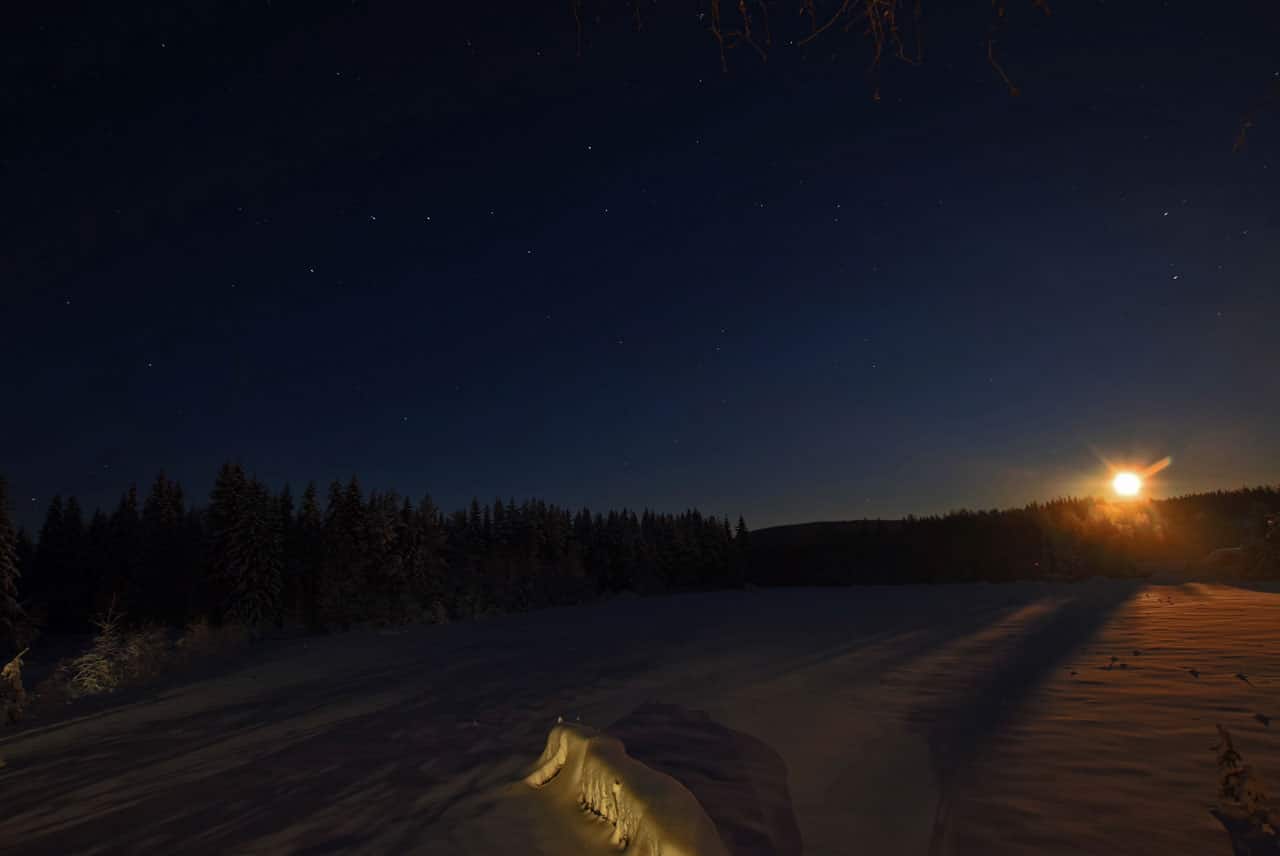 Mondaufgang Schweden Älvsbyn