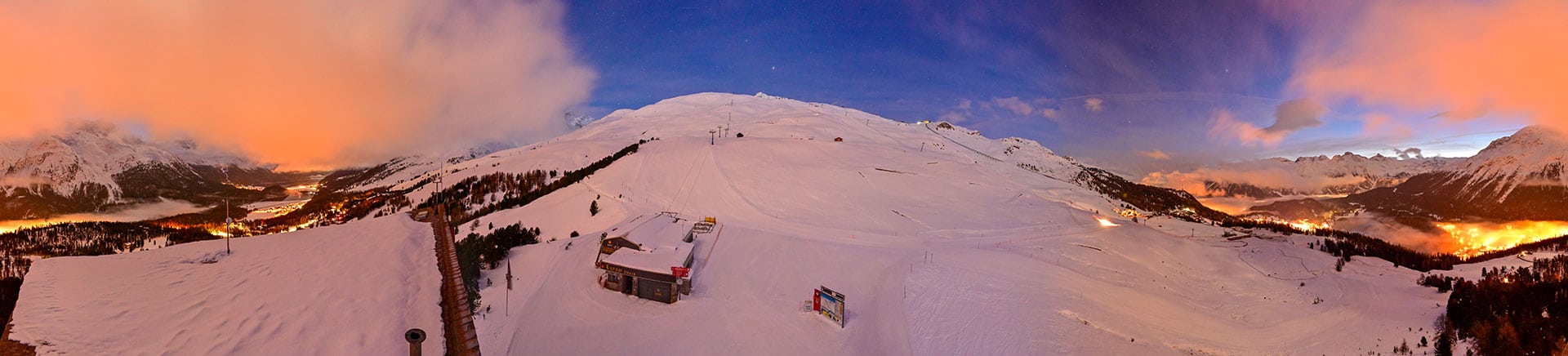 Sonnenuntergang St.Moritz